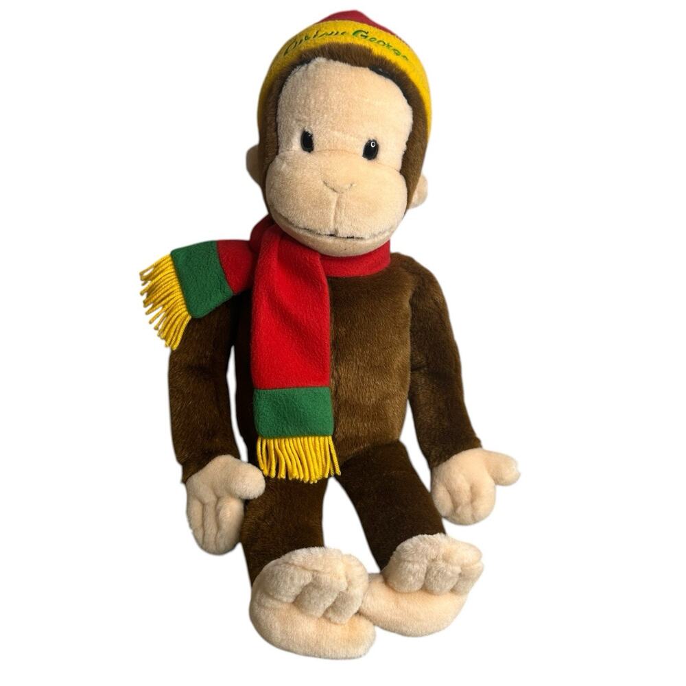 Curious George plush Toy 24 inch Large Macy's Limited Edition Monkey Vintage